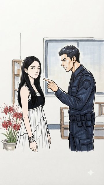 Cảnh trong tập 2 – Nét Vẽ Tiên Tri: Án Mạng Trong Truyện Tranh
