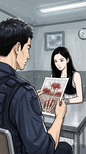 Cảnh 2 – tập 1 Nét Vẽ Tiên Tri: Án Mạng Trong Truyện Tranh